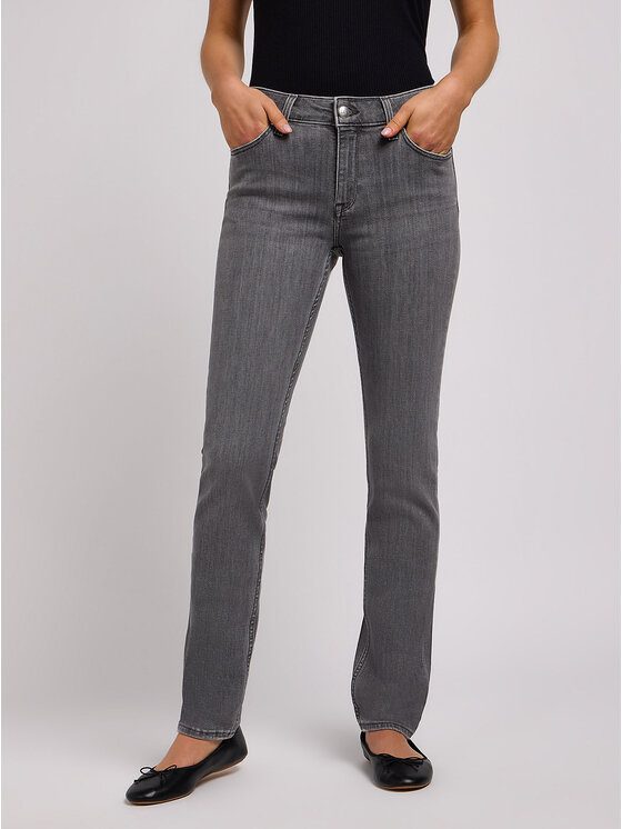Lee Lee Jeansy ELLY Szary Slim Fit