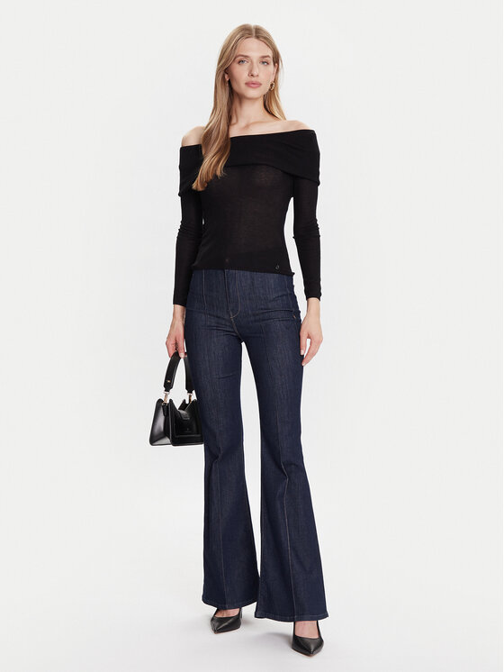 Guess Guess Светр W5BR48 Z0612 Чорний Slim Fit