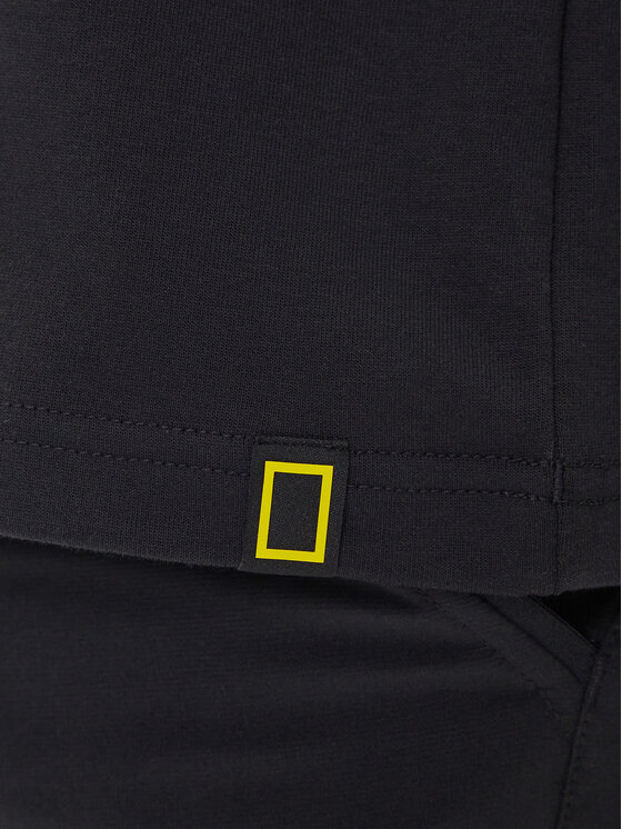 adidas adidas Majica National Geographic JD5964 Črna Loose Fit