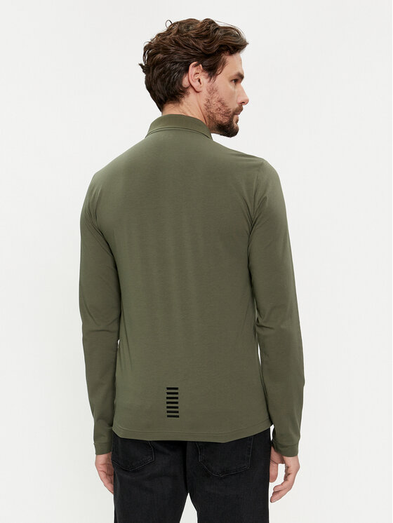 EA7 Emporio Armani EA7 Emporio Armani Тениска с яка и копчета 8NPF05 PJM5Z 1846 Зелен Regular Fit