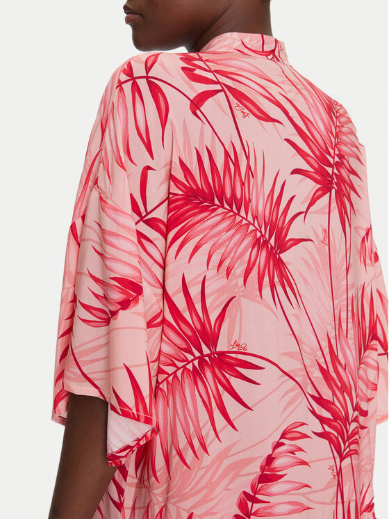 Liu Jo Beachwear Liu Jo Beachwear Haljina za plažu VA5125 T2961 Ružičasta Relaxed Fit