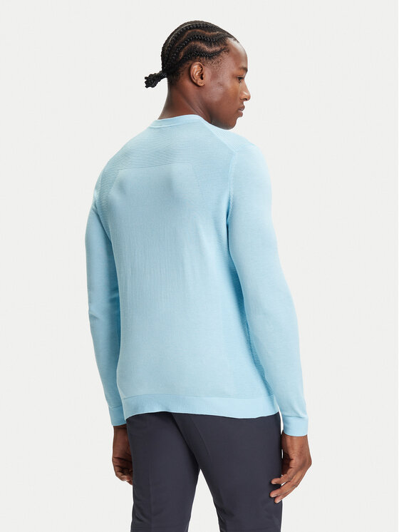 BOSS BOSS Pulover K_Momentum 50541944 Albastru celest Regular Fit