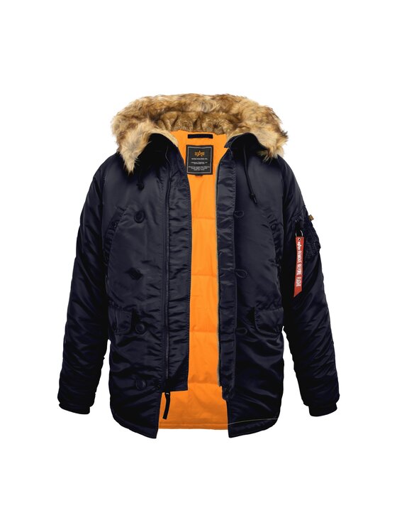 Alpha Industries Alpha Industries Kurtka zimowa AI.103141-07-3XL Granatowy Vintage Fit