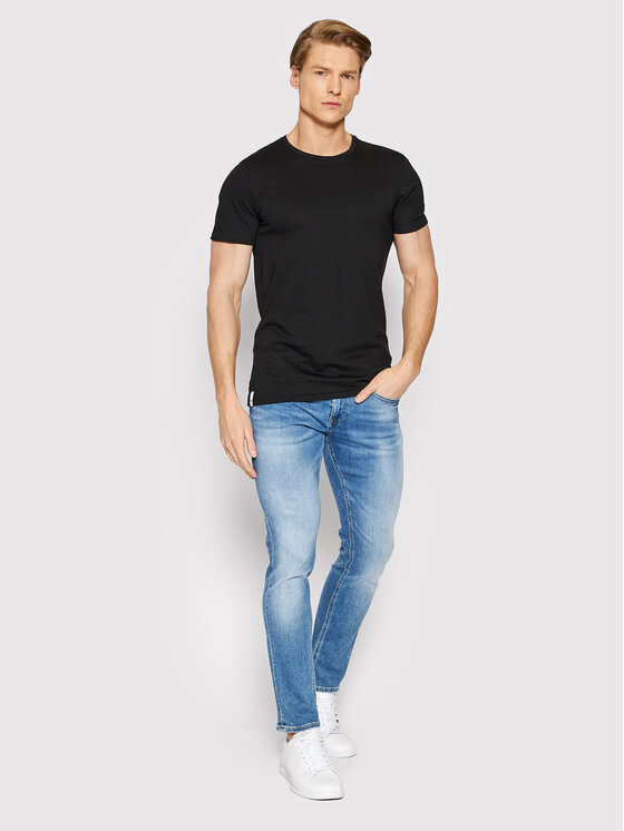 Lacoste Lacoste Komplekt kolmest t-särgist TH3321 Must Slim Fit