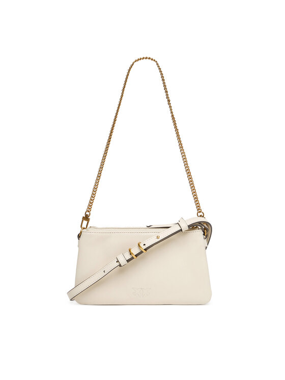 PINKO PINKO Geantă Double Mini Al 25-26 PLTT 105359 A0QO Alb