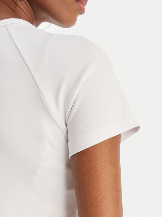 Juicy Couture Juicy Couture Marškinėliai Baby JCWCT126317 Balta Slim Fit