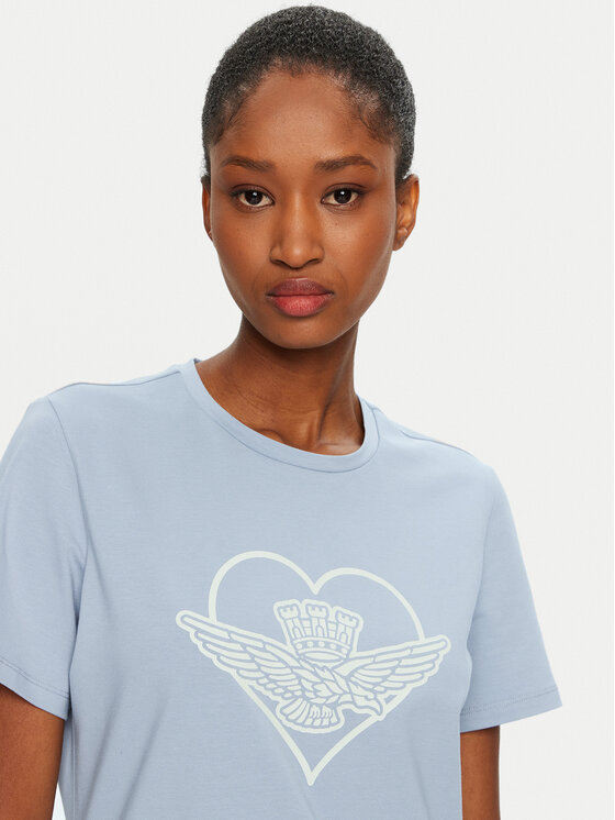 Aeronautica Militare Aeronautica Militare T-Shirt 242TS2351DJ657 Béžová Regular Fit