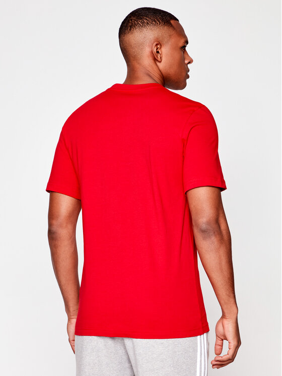 adidas adidas Тишърт E Lin Tee FM6223 Червен Standard Fit