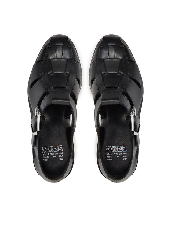 Bronx Bronx Sandale Next-wagon 85026-A Negru