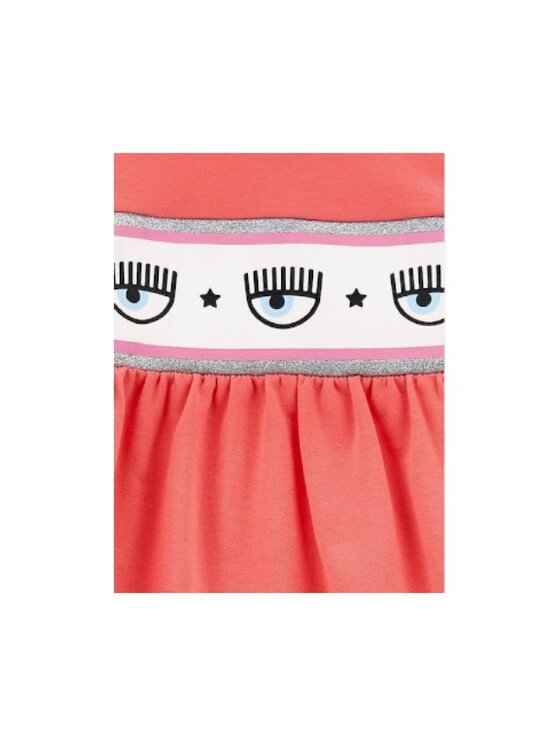 Chiara Ferragni Chiara Ferragni Sukienka letnia 53b900_2010 Różowy Regular Fit