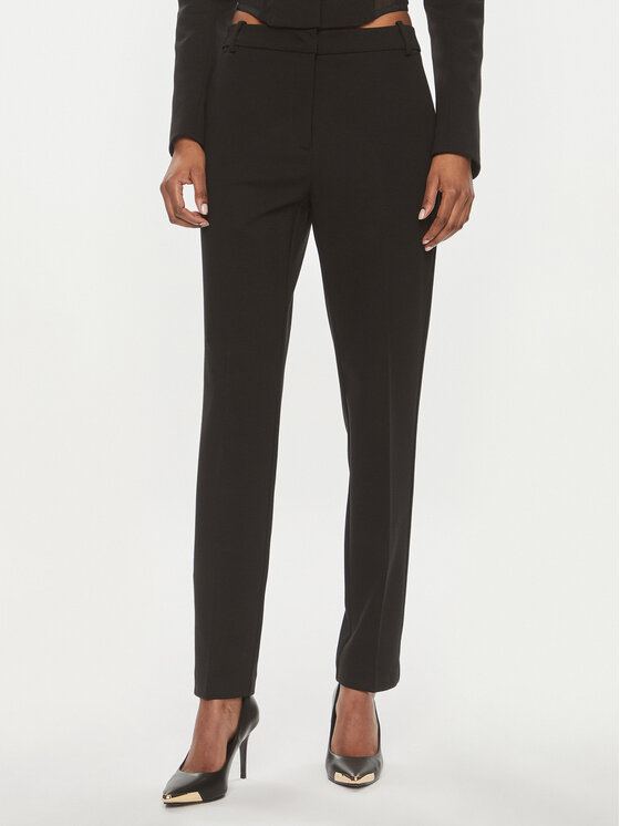 PINKO Pinko Hlače Bello 100155 A1RU Crna Slim Fit