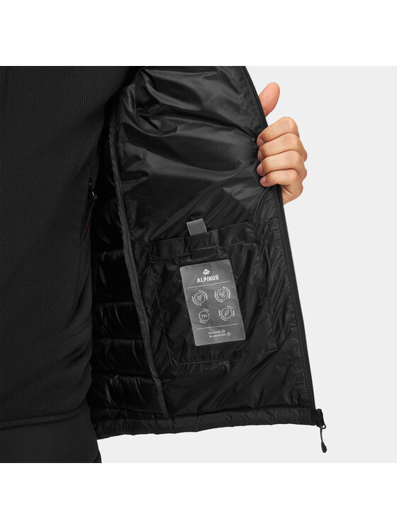 Alpinus Alpinus Kurtka puchowa Monviso Czarny Regular Fit