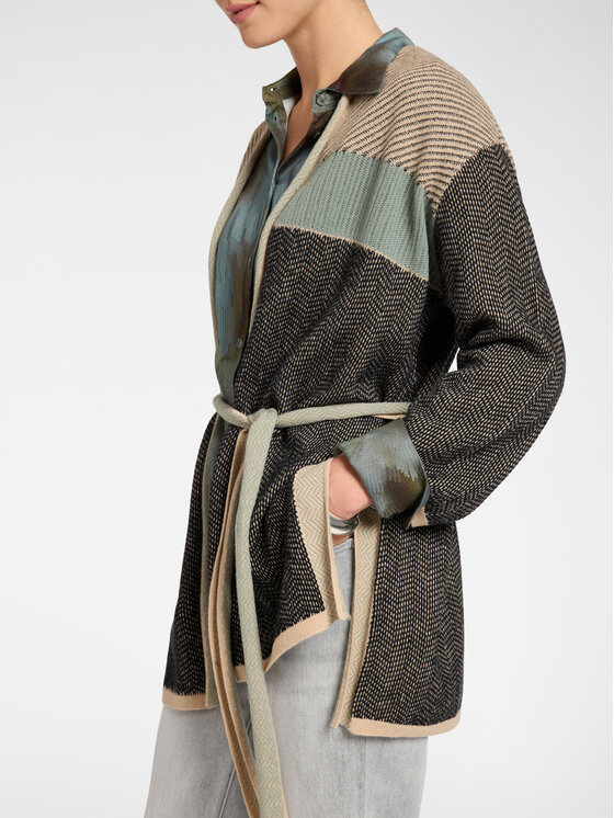Elena Mirò Elena Mirò Sweter M090Z000855N0B2 Turkusowy Over Fit