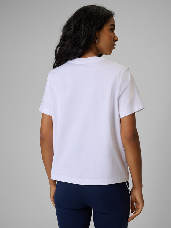 4F 4F T-Shirt SPORTS CLUB Biały Boxy Fit