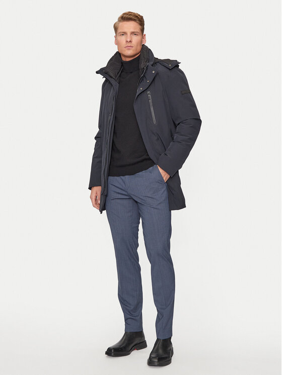 Pierre Cardin Pierre Cardin Kurtka przejściowa 10121./0057/6000 Czarny Regular Fit