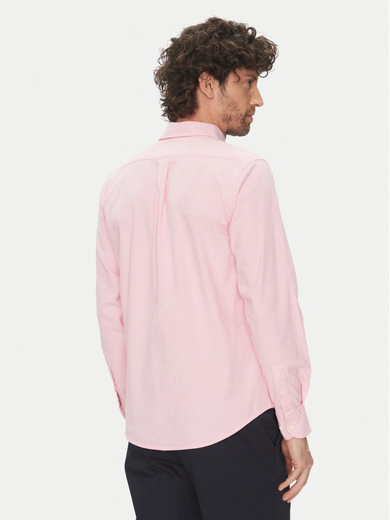 La Martina La Martina Camicia Anselmo MACG01 OX092 Rosa Regular Fit