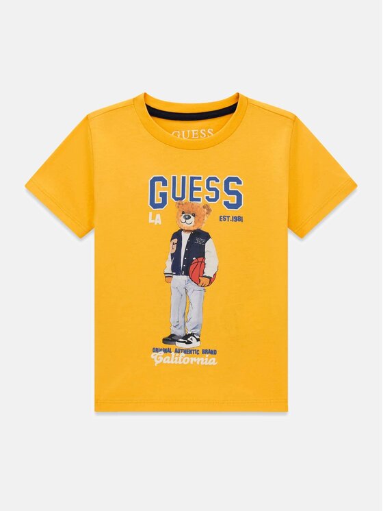 Guess Kids Guess Kids T-Shirt 183054 Žlutá Classic Fit