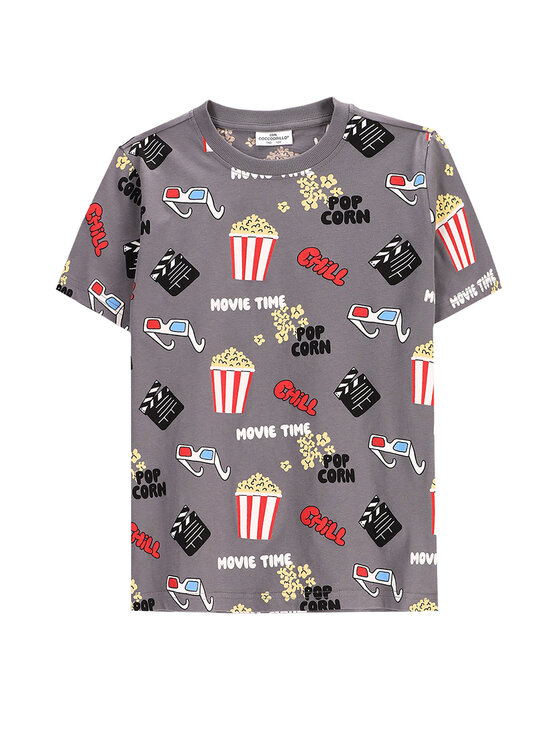 Coccodrillo Coccodrillo Marškinėliai WC5143213VBB Pilka Regular Fit