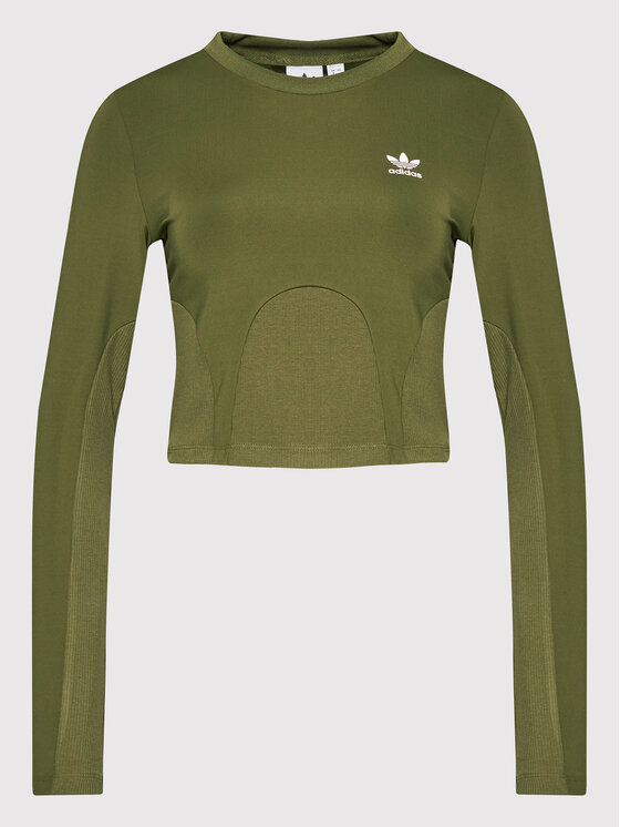 adidas adidas Blusa Always Original HF2091 Verde Tight Fit