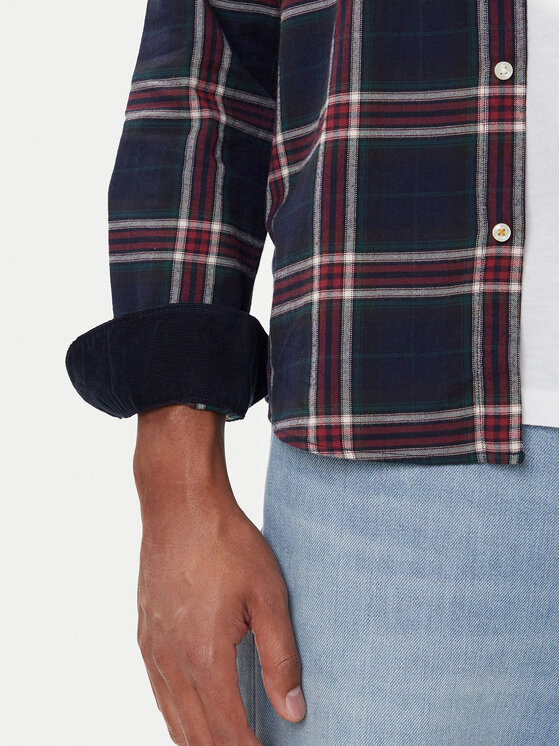 Barbour Barbour Cămașă Crossfell MSH4995BL53 Bleumarin Tailored Fit