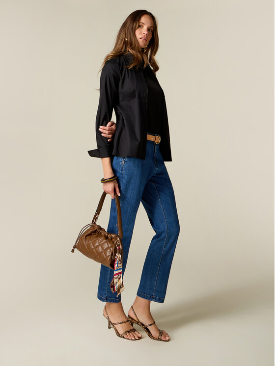 Oltre Oltre Jeansy P576R209290N024 Niebieski Regular Fit