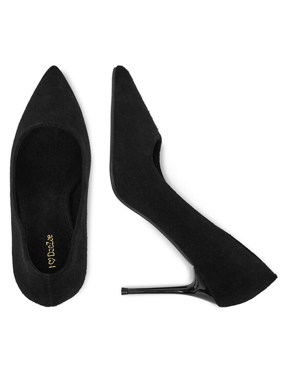 DeeZee DeeZee Pantofi cu toc subțire KX2306213 Negru