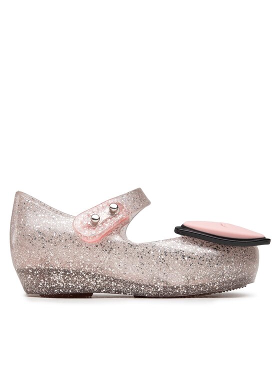 Pantofi Melissa Mini Melissa Ultragirl + Cats 33753 Glitter Pink AJ668