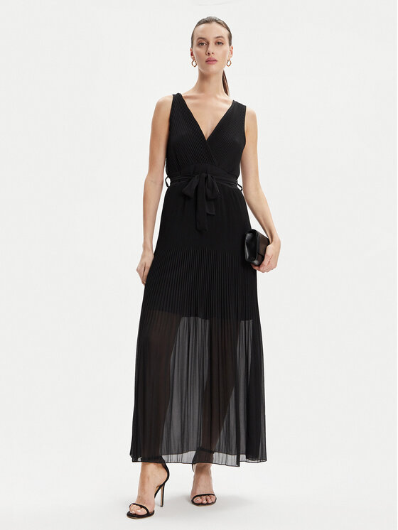 Dixie Dixie Rochie de seară A319J045 Negru Regular Fit