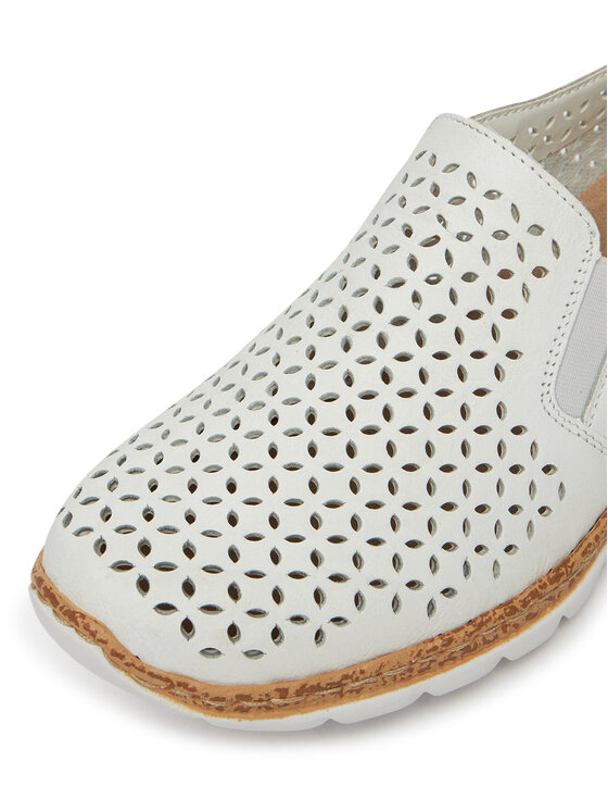 Rieker Rieker Halbschuhe N4251-80 Weiß