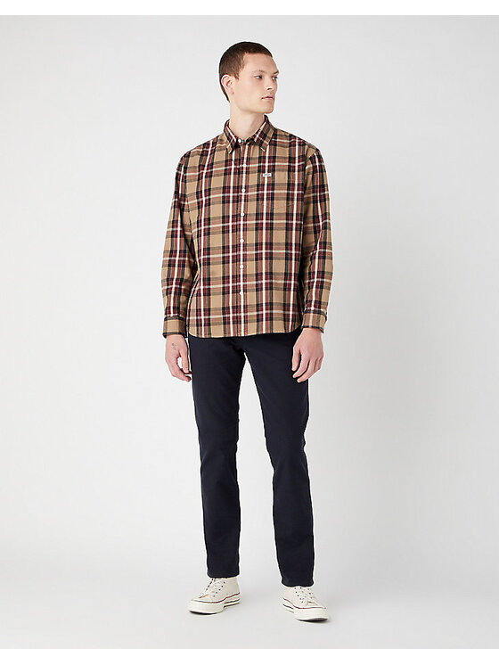 Wrangler Wrangler Koszula 1 POCKET SHIRT Kolorowy Regular Fit