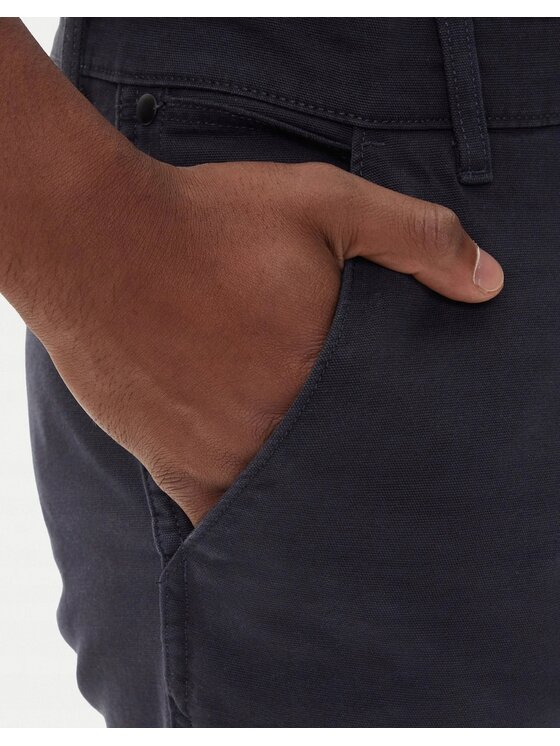 Wrangler Wrangler Chinosy Regular Chino Niebieski Chino Fit