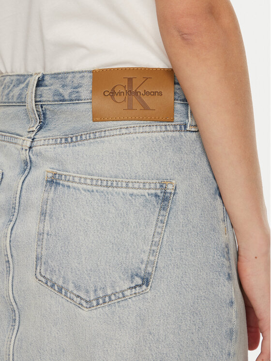 Calvin Klein Jeans Calvin Klein Jeans Farmer szoknya J20J224534 Kék Regular Fit