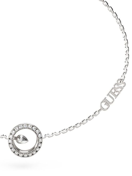 Guess Guess Náramek JUBB04656JW Stříbrná