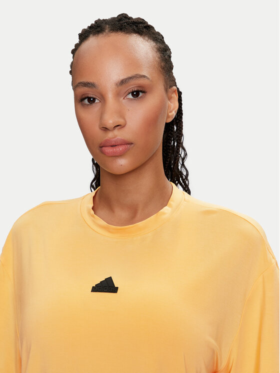 adidas adidas Tricou City Escape IS0664 Galben Loose Fit