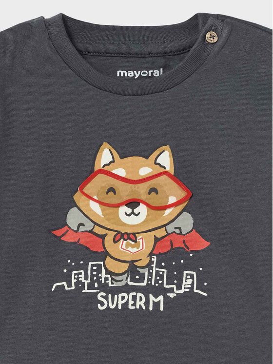 Mayoral Mayoral Majica 2.025 Siva Regular Fit