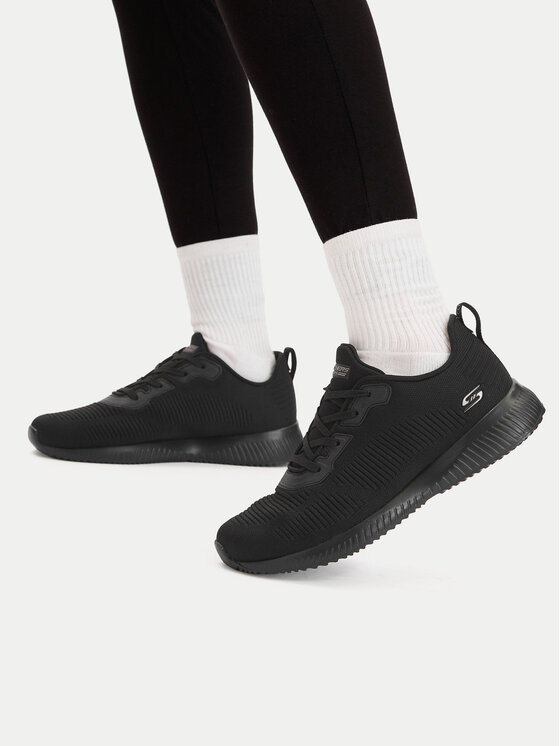 Skechers Skechers Tenisice BOBS SPORT Squad Tough Talk 32504/BBK Crna