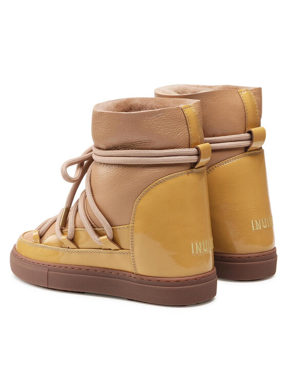 Inuikii Inuikii Апрески Gloss Wedge 70203-006 Бежов