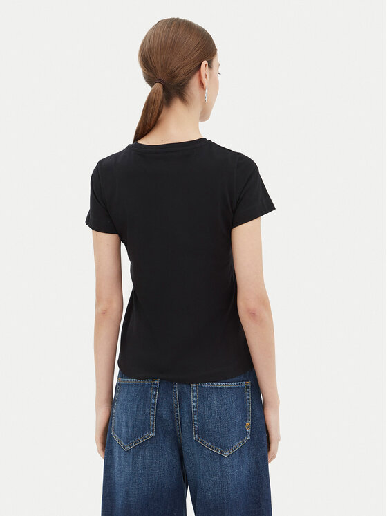 PINKO PINKO Футболка Bussolotto 100355 Чорний Regular Fit