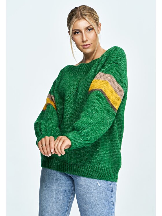 FIGL FIGLFIGL Maglione M909 Verde Oversize