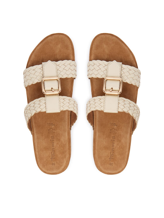 Tamaris Tamaris Шльопанці 1-27130-46 Кремовий