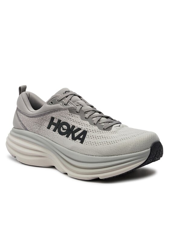 Hoka Hoka Маратонки за бягане Bondi 8 1123202 Сив