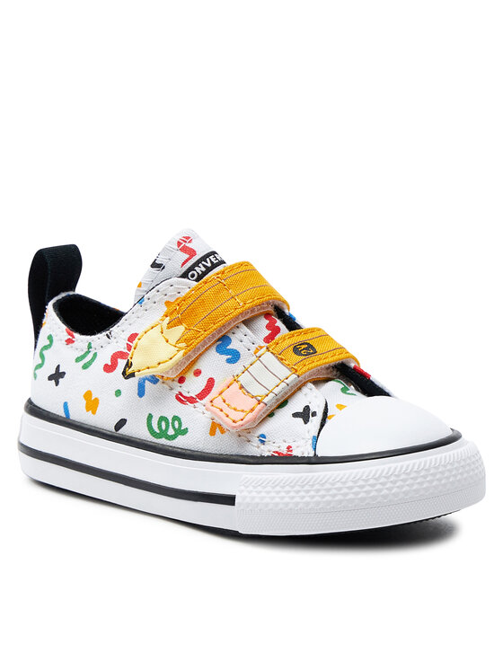 Converse Converse Teniși Chuck Taylor All Star Easy-On Doodles A07219C Alb