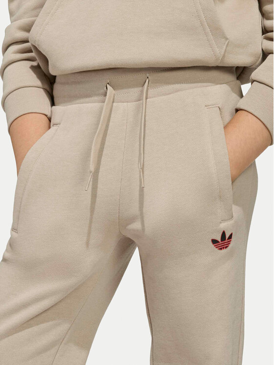 adidas adidas Tepláková súprava Graphic Trefoil KD5772 Béžová Regular Fit