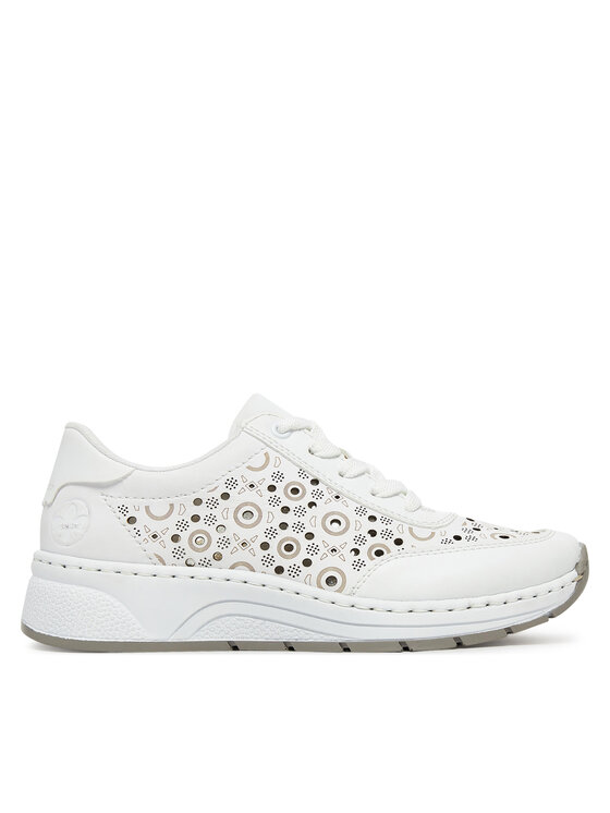 Rieker Rieker Sneakersy N6506-80 Bílá