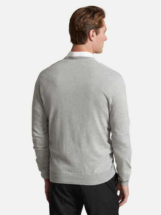 Polo Ralph Lauren Polo Ralph Lauren Пуловер 710670789002 Сив Slim Fit
