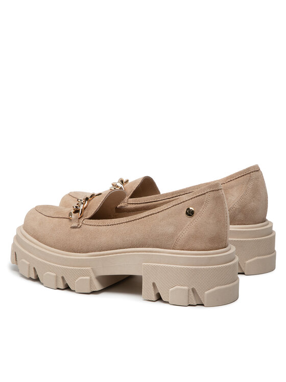 Chunky loafers 2850J-04/00-1 Beige