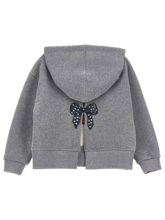 Monnalisa Monnalisa Felpa q-bab-67783 Grigio Regular Fit