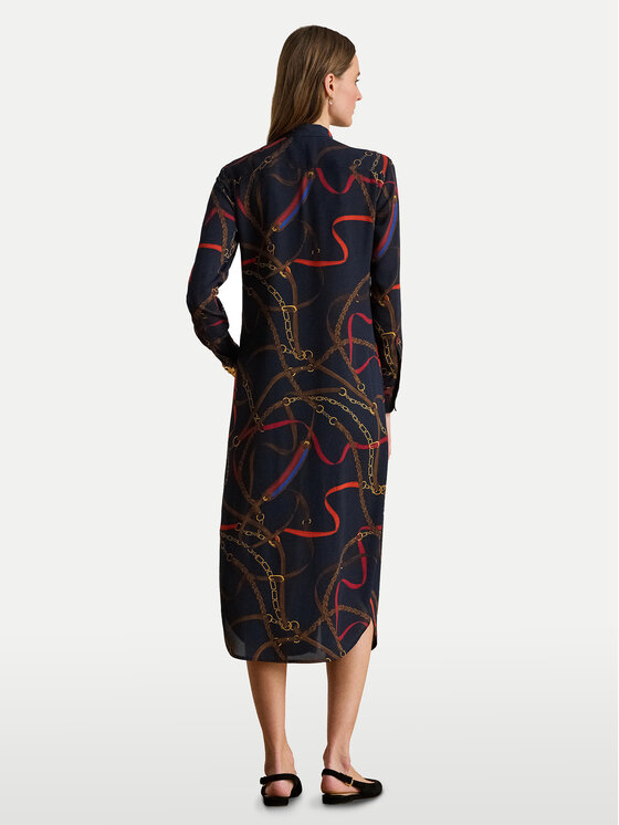LAUREN RALPH LAUREN LAUREN RALPH LAUREN Sukienka koszulowa 200P03552001 Granatowy Regular Fit