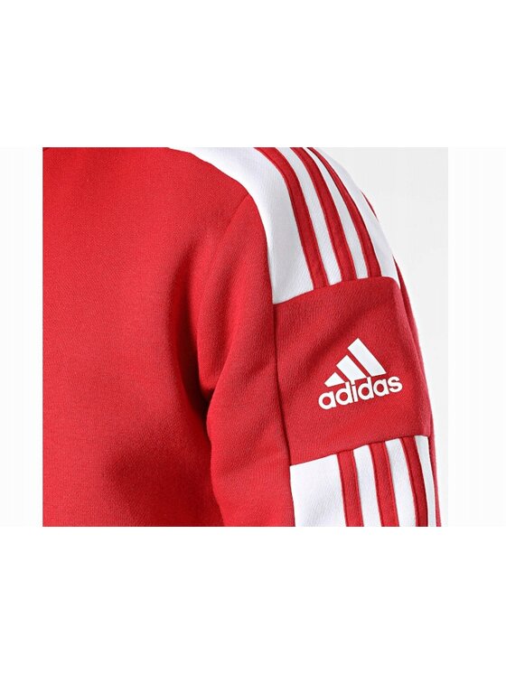 adidas Felpa HC6282 Rosso Standard Fit Modivo