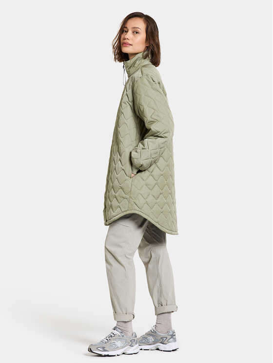 Didriksons Didriksons Зимно яке Gabbi 505048 Зелен Regular Fit